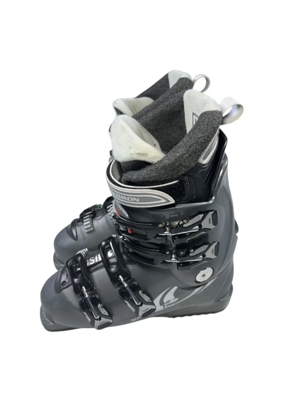 Salomon Womens Performa 4.99 SensiFit Gray Black Alpine Ski Boots Size 9